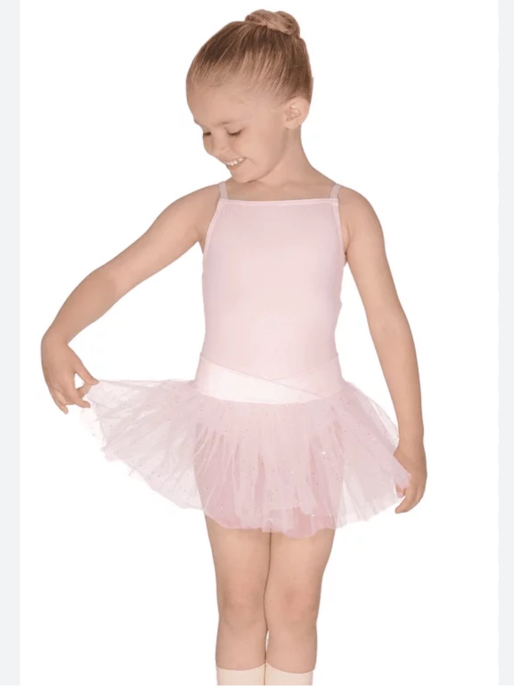 CAPEZIO CAMISOLE TUTU Dance Leotard Costume Pink Intermediate